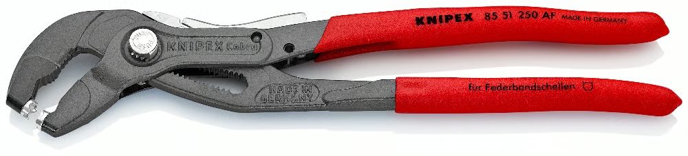Pince à colliers autoserrants à cran d'arrêt L 250 mm