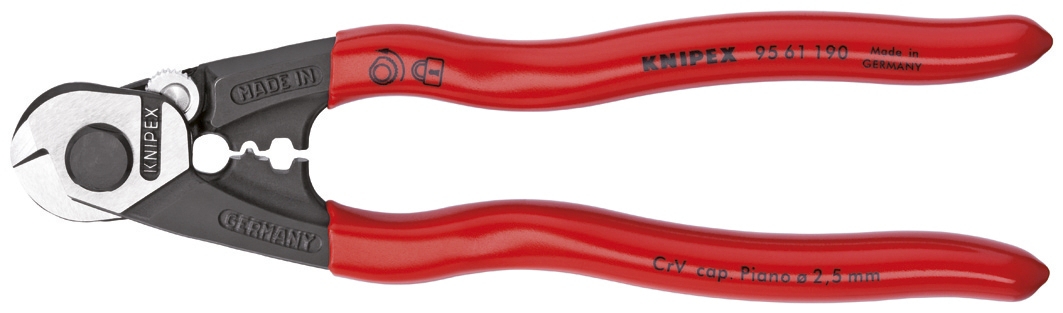 Coupe-câble forgé 190 mm Knipex