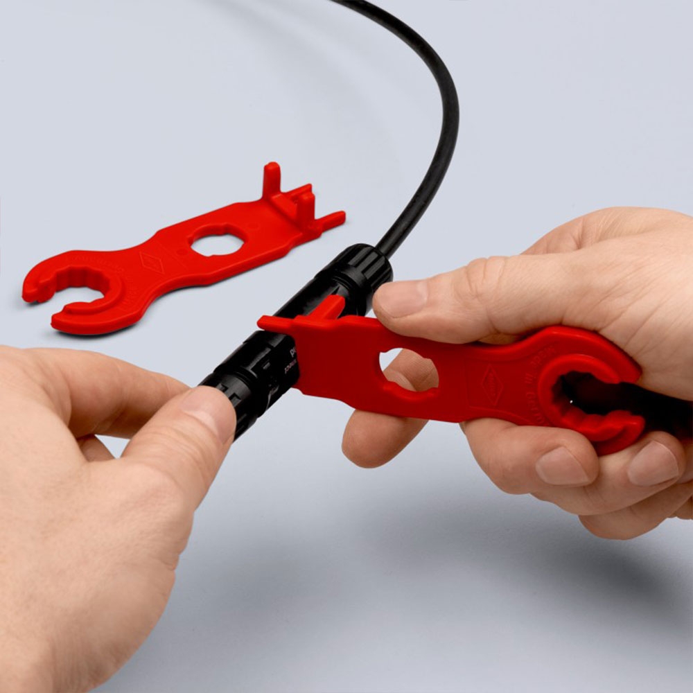 Jeu de deux clés de montage pour connecteurs solaires MC4 Knipex