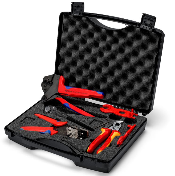 Mallette de 7 outils pour le photovoltaïque Knipex