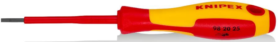 Tournevis à fente 2,5 mm Knipex
