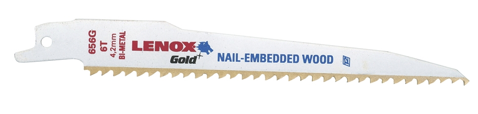 Lame de scie sabre pour bois cloutés Lenox