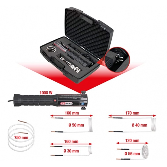 Set de pistolet à chaleur par induction - 6 pièces 500.8480 KS Tools