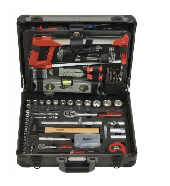 Coffret de maintenance 1/4" 1/2" - 131 pièces KS Tools