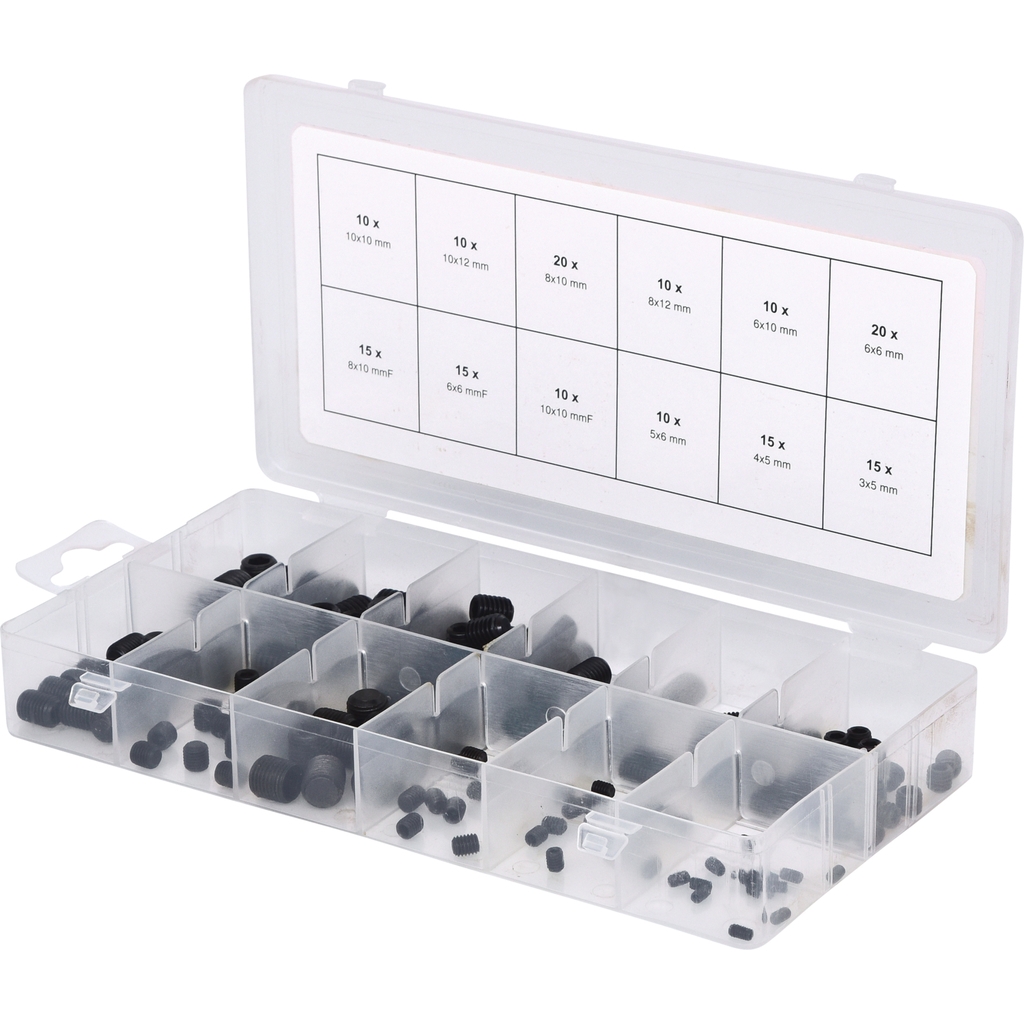 Coffret de 160 vis STHC DIN 913 KS Tools