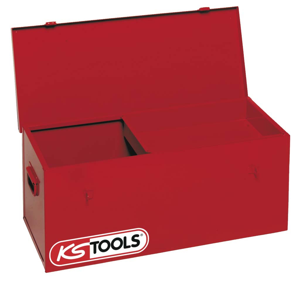 Coffres de chantier métalliques avec plateau KS Tools