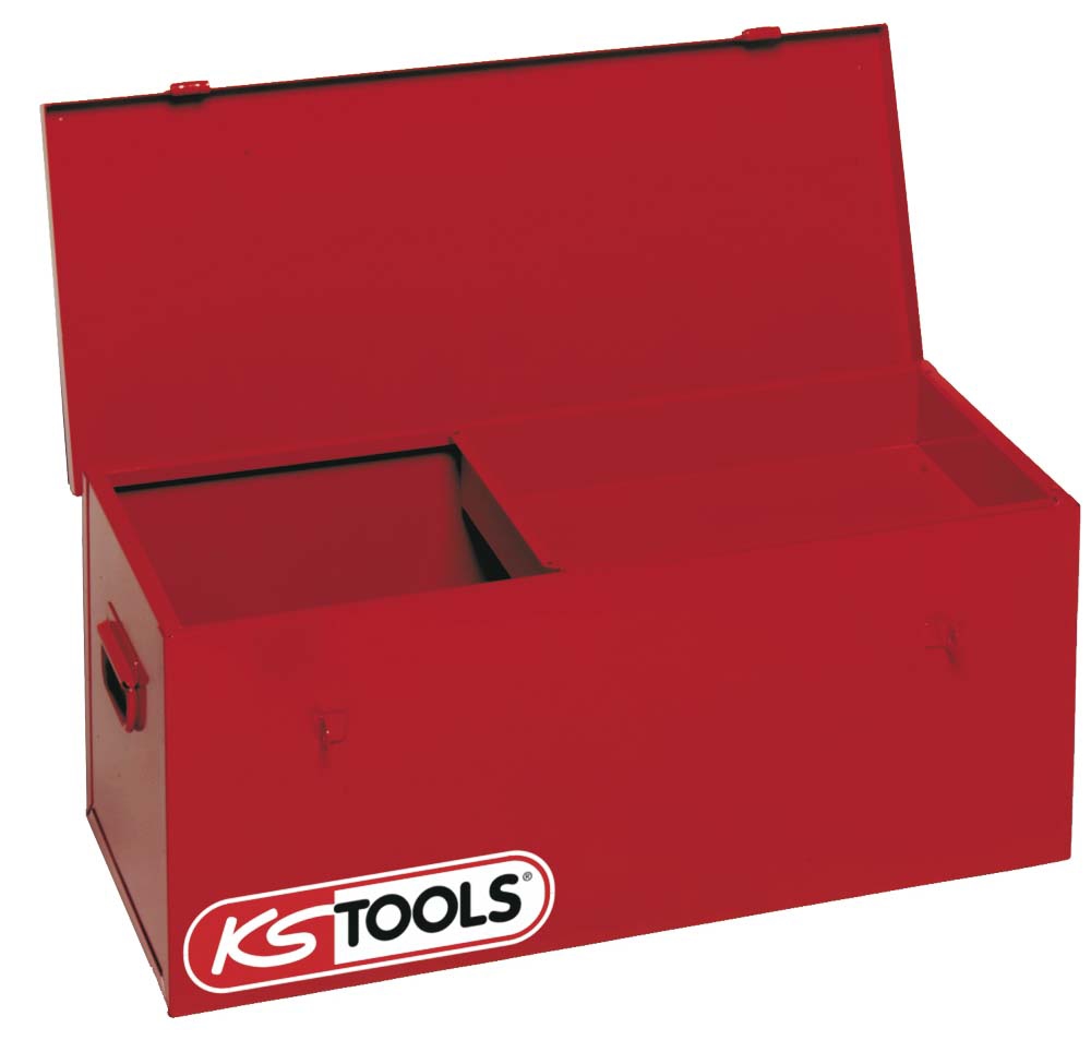 Coffres de chantier métalliques avec plateau KS Tools