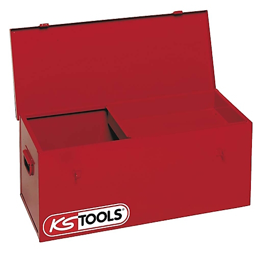 Coffres de chantier métalliques avec plateau KS Tools