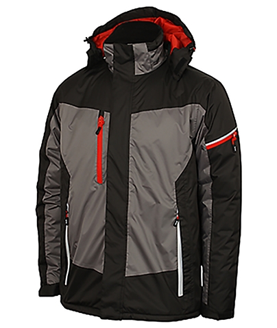 Parka LCJKT446 - Noir / Gris / Rouge Lee Cooper