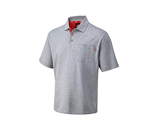 Polo LCTS011 - Gris chiné Lee Cooper
