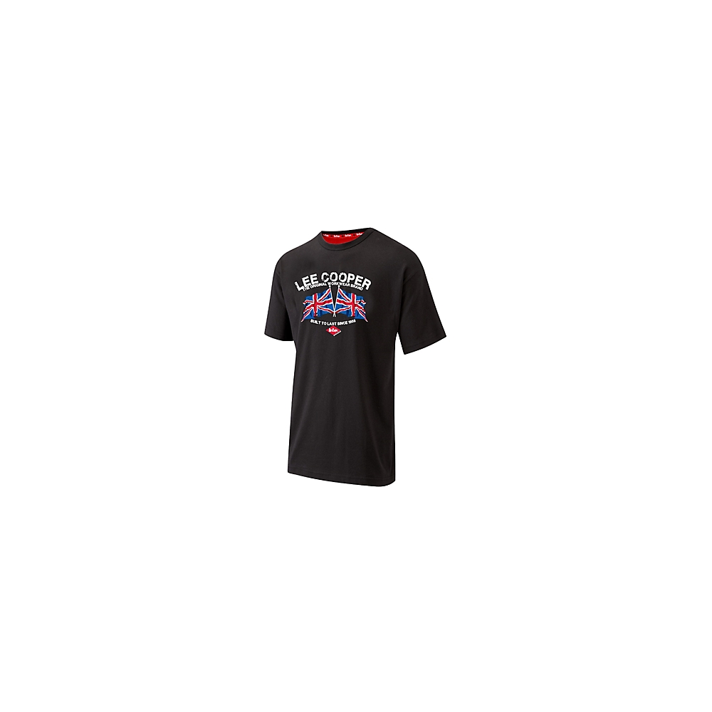 Tee-shirt LCTS012 - Noir Lee Cooper