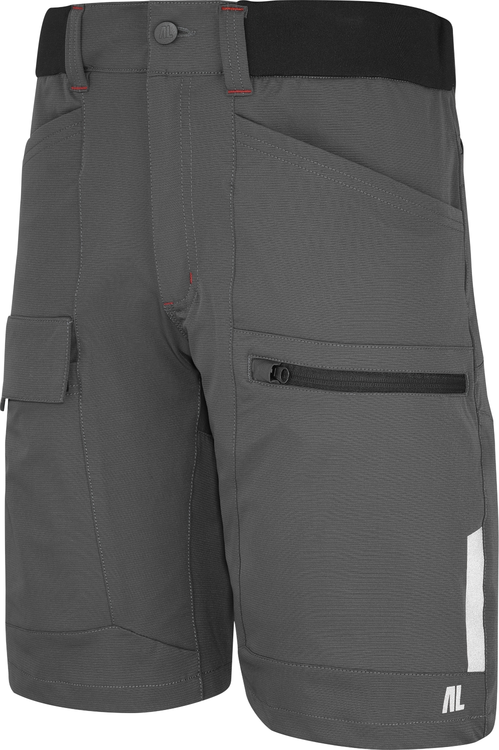Bermuda polyamide élasthanne mixte Looping 2 EJ 28 cm gris charcoal Lafont