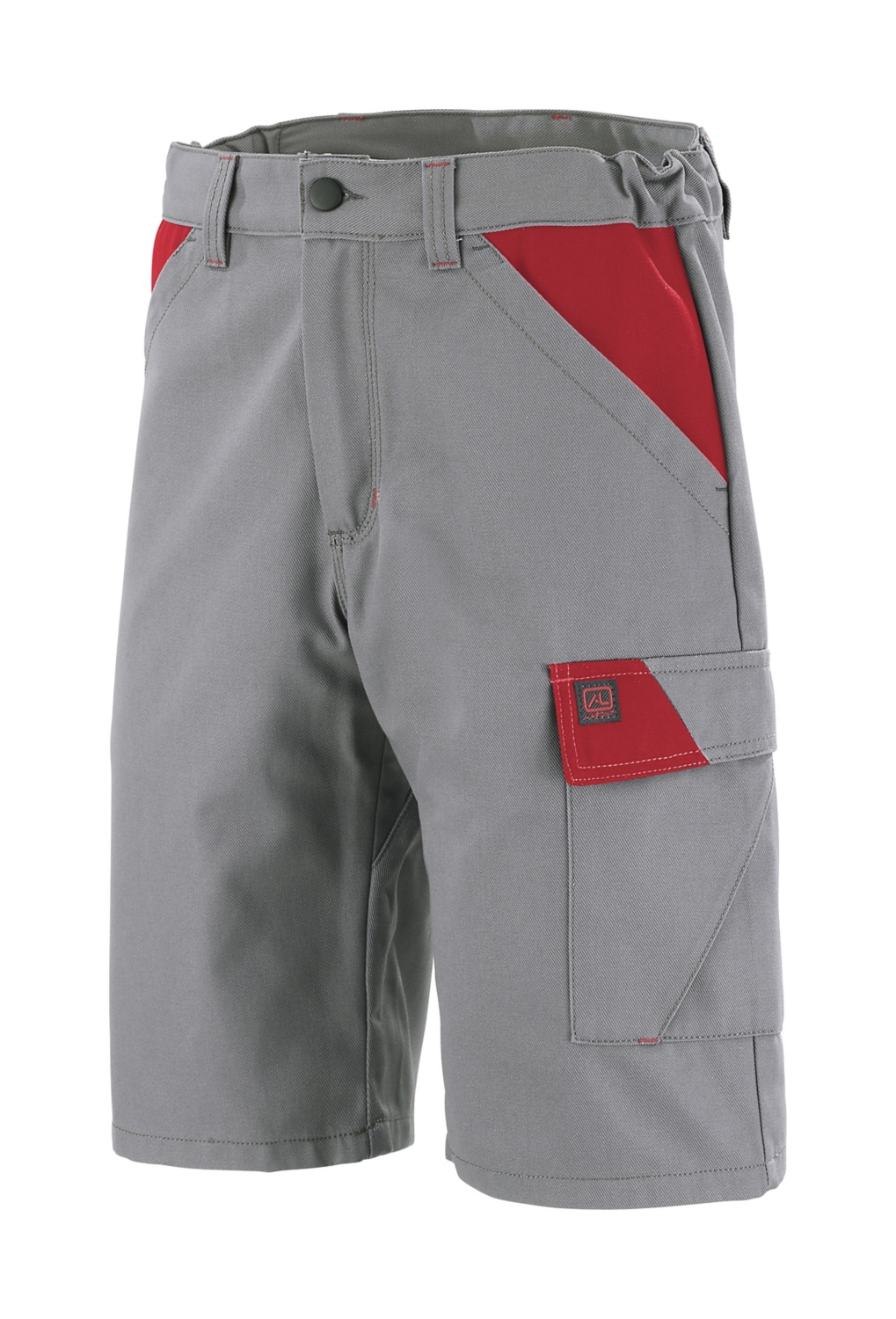 Bermuda Wheel EJ: 29 cm - Gris minéral / Rouge Lafont