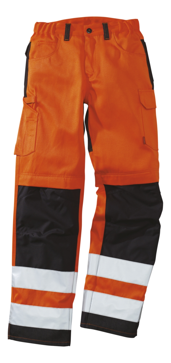 Pantalon Star HV EJ: 82 cm - Orange / Noir Lafont