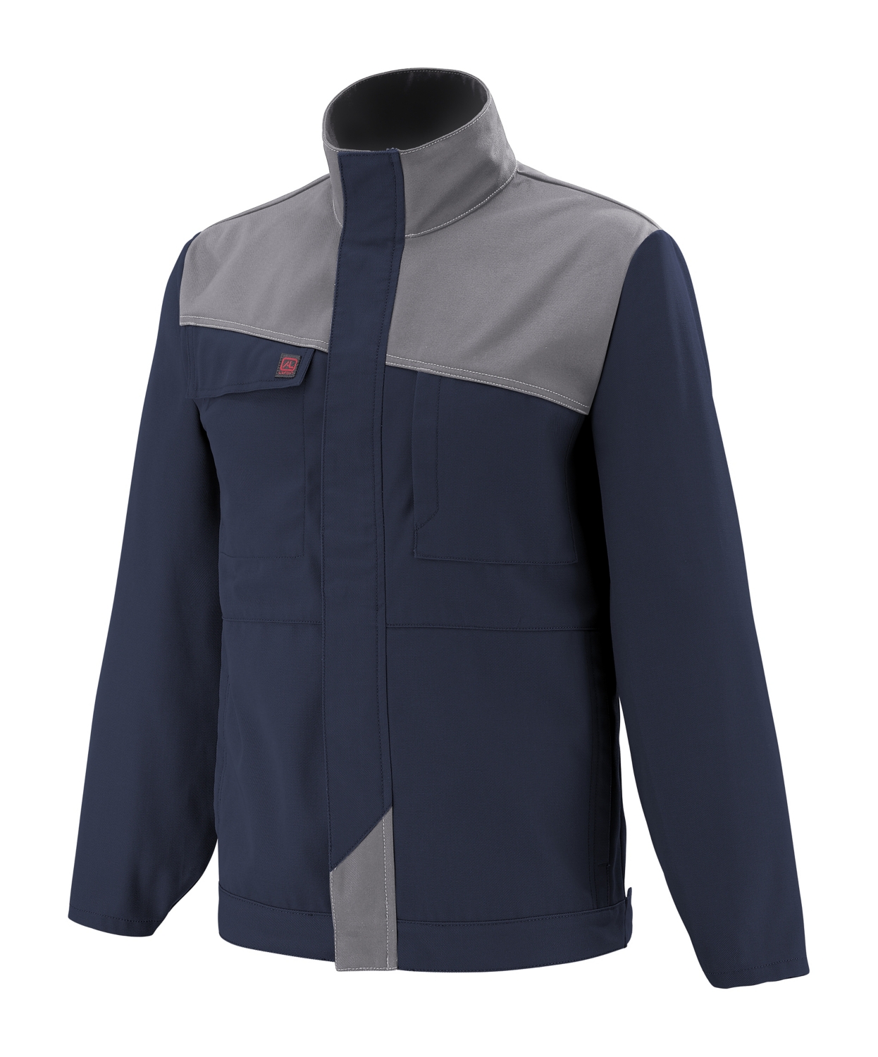  Blouson Grenat - Marine / Gris minéral 