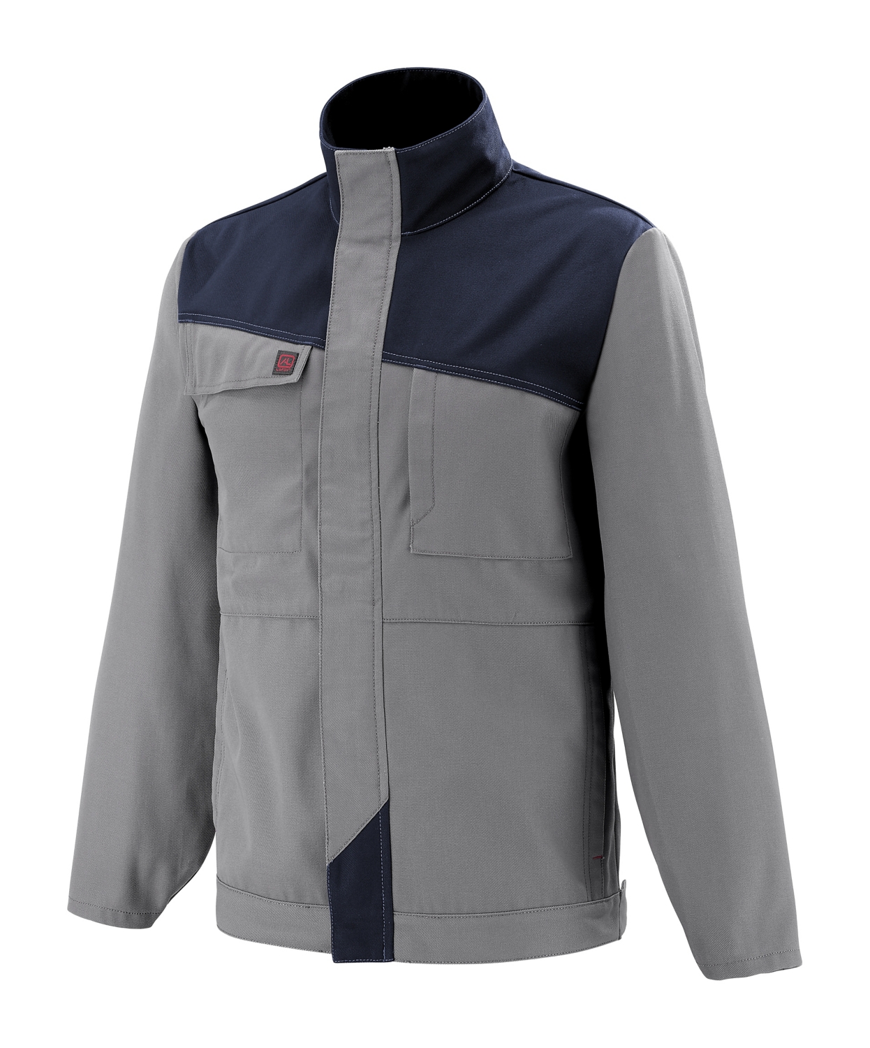  Blouson Grenat - Gris minéral / Marine 