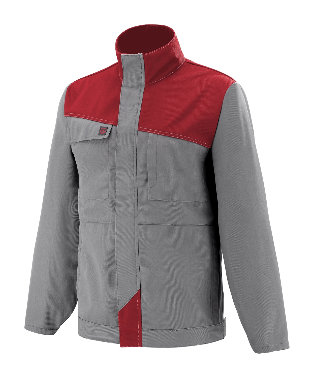 Blouson Grenat - Gris minéral / Rouge Lafont