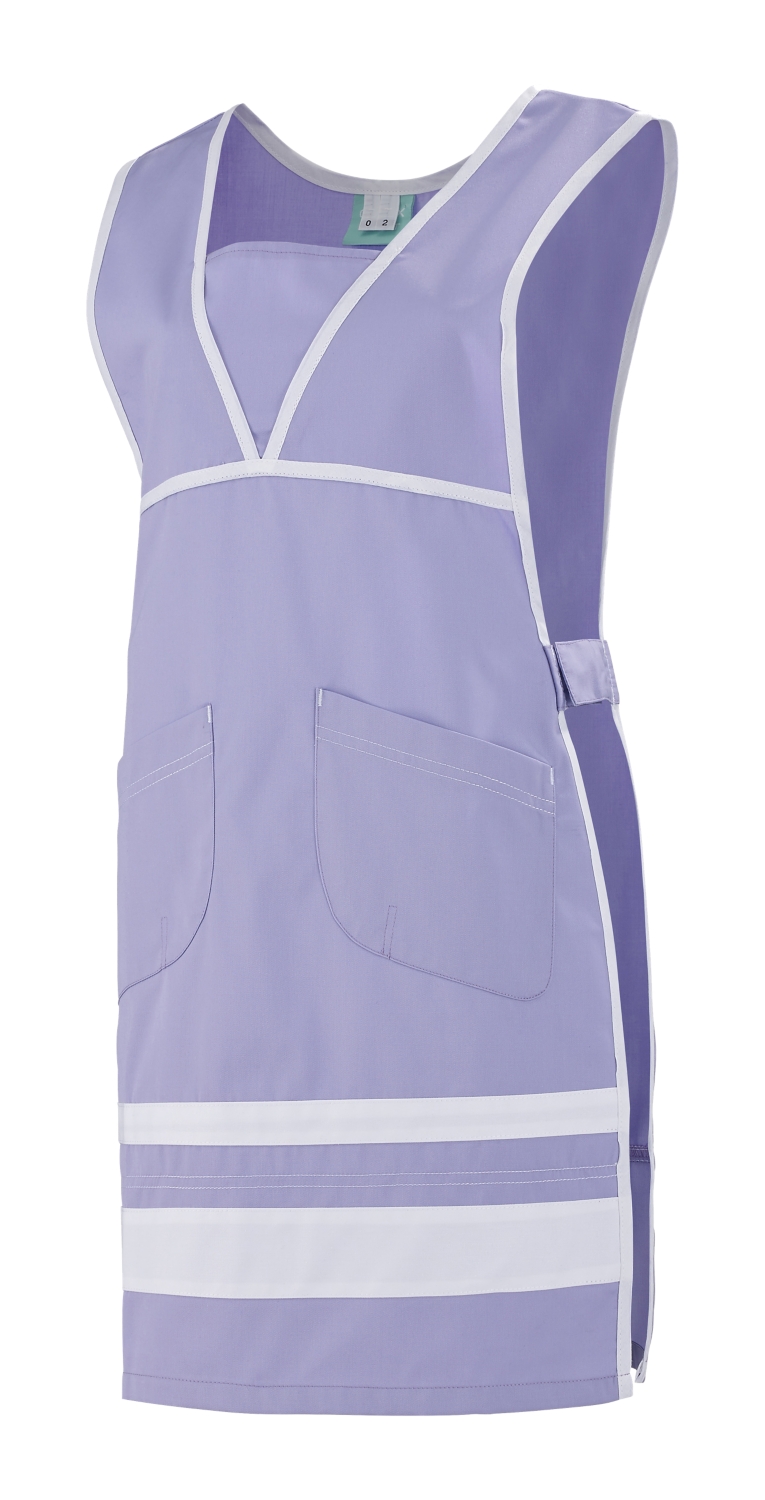  Chasuble femme Mélie - Parme / Blanc 