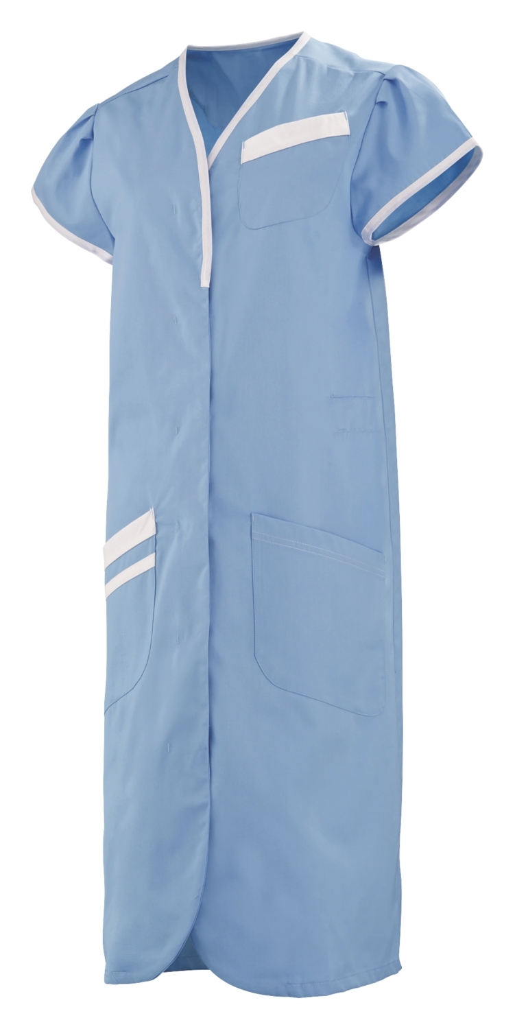 Tunique Daphnée - Bleu ciel / Blanc Lafont