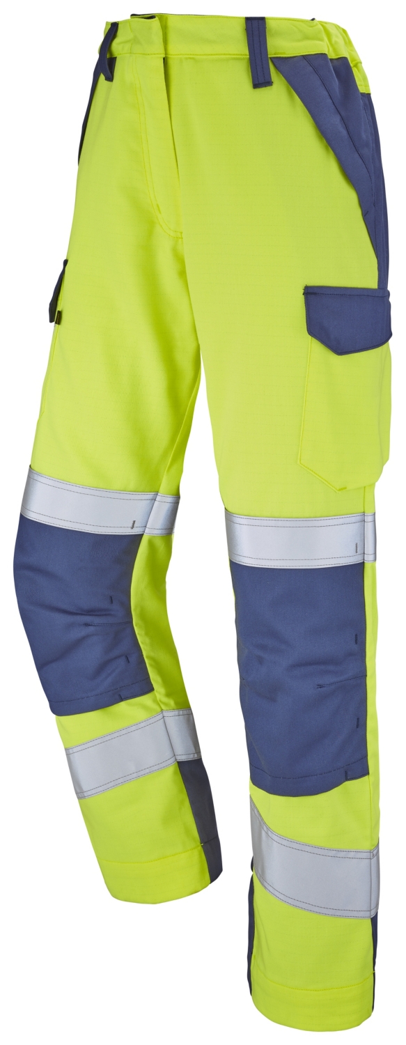Pantalon femme Agate HV jaune / marine