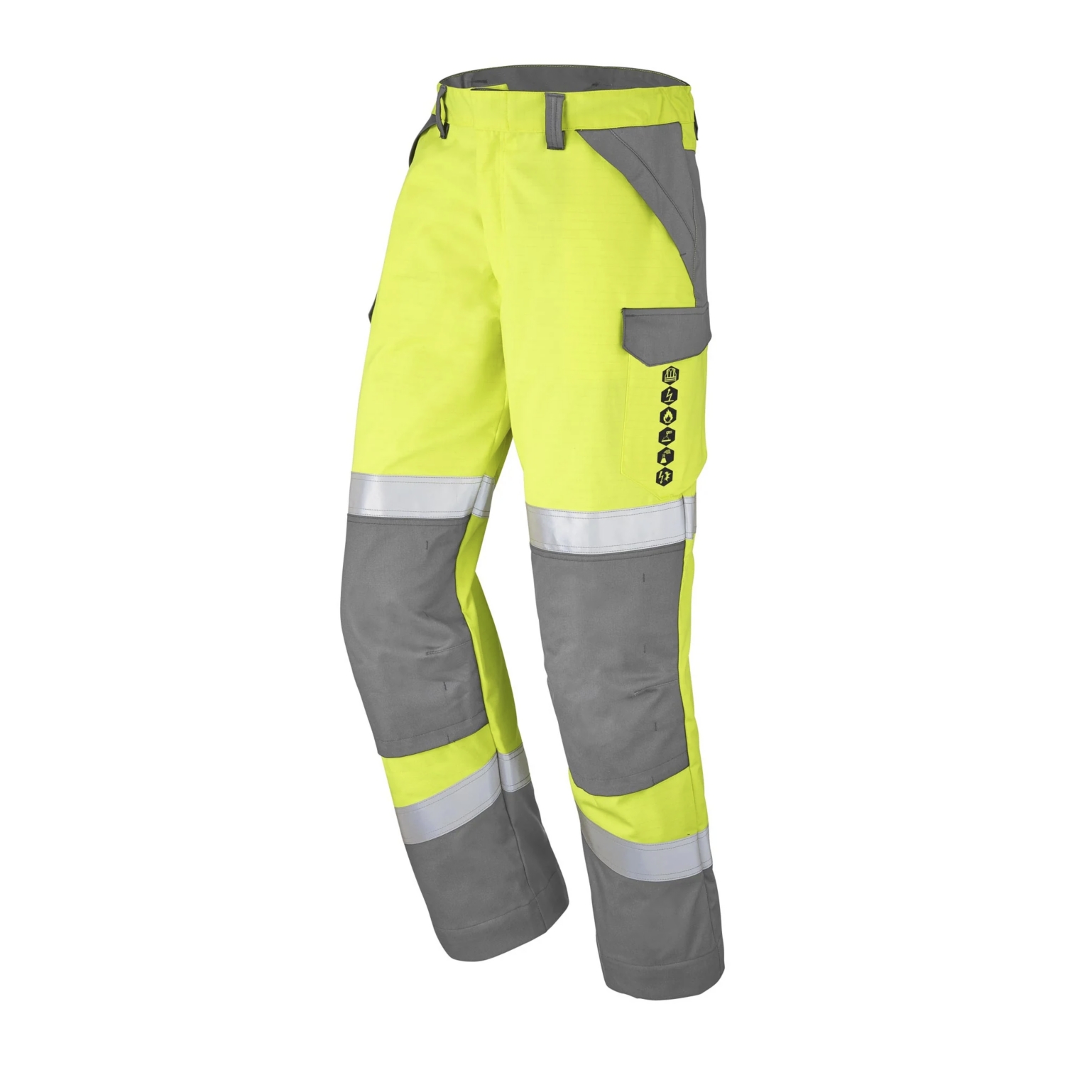 Pantalon multirisques HV Linzor Atex HV 260 XP jaune / gris Cepovett