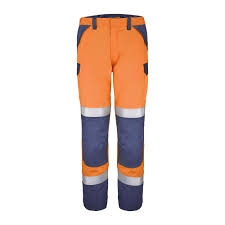  Pantalon Escorial HV - Orange / Marine 