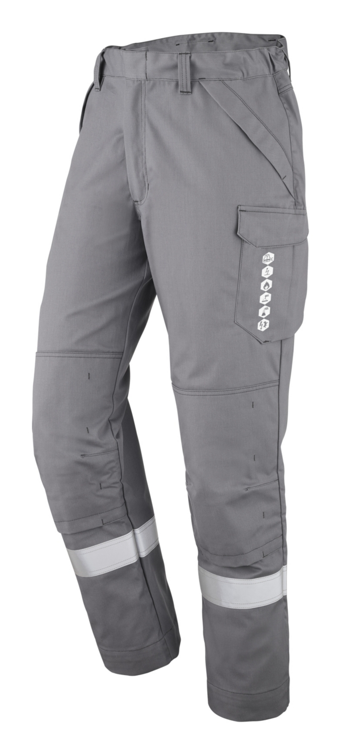 Pantalon multirisques coton mixte Antuco gris acier