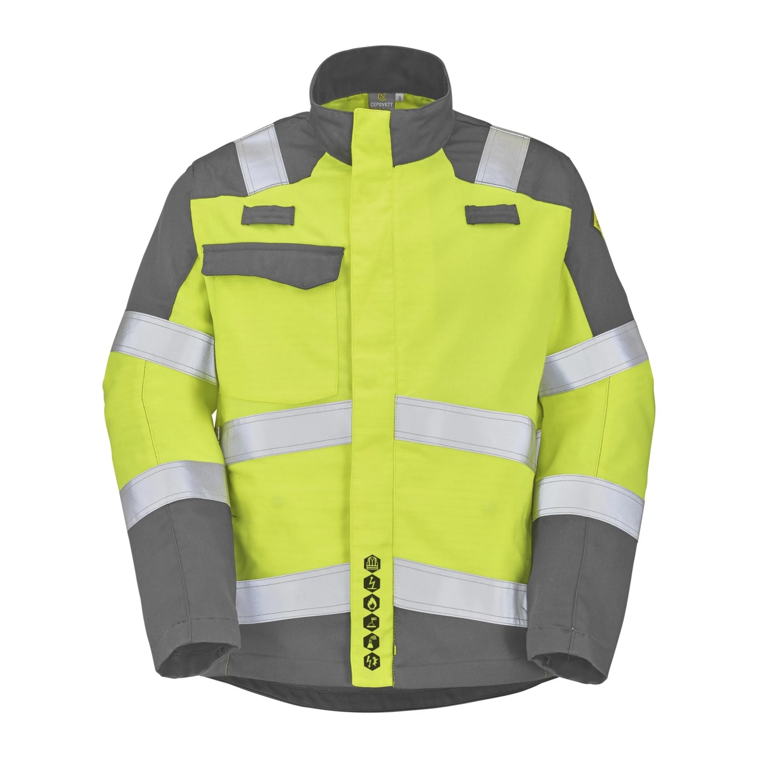 Blouson multirisques HV Blancas Atex HV 260 XP jaune / gris