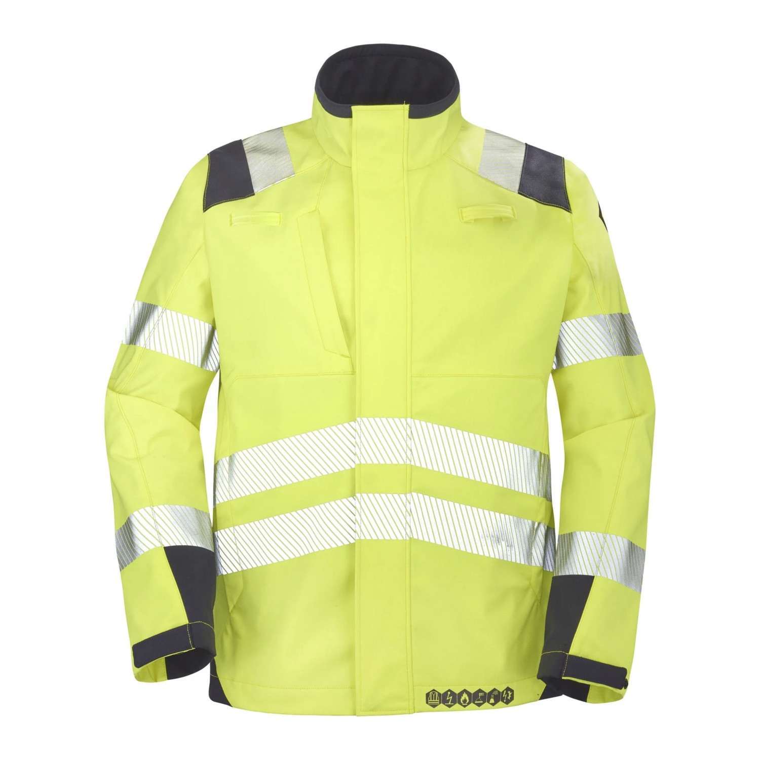 Softshell multirisques Arc Electrique Teide HV mixte jaune/marine