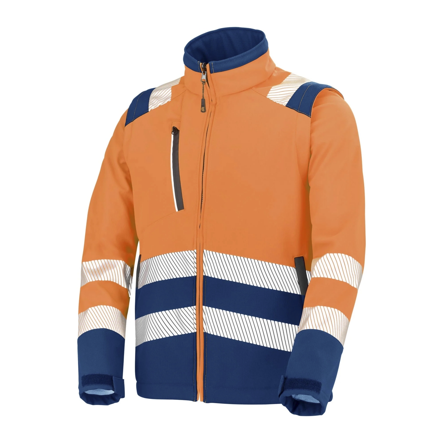 Softshell HV PES homme Modul'Wear Tatras XP manches amovibles orange / navy