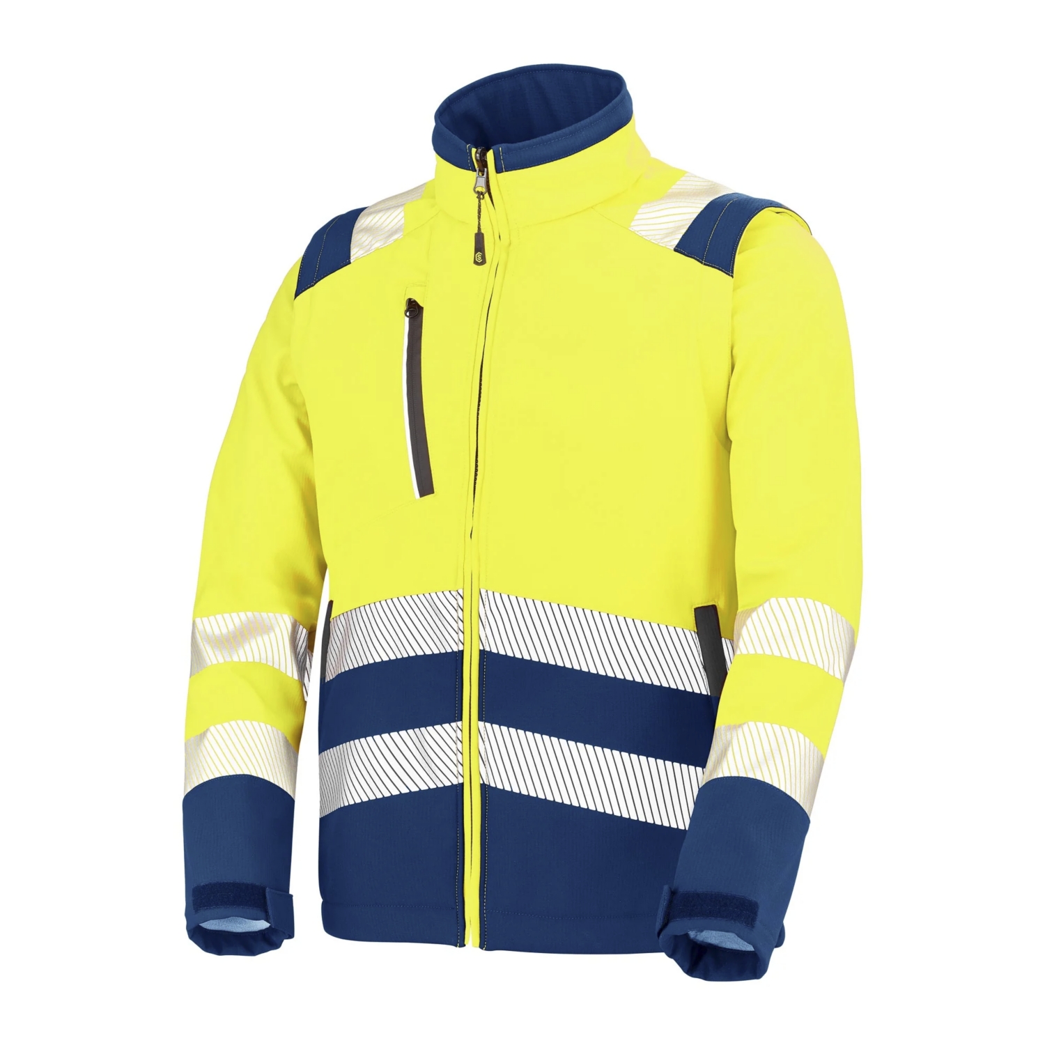 Softshell HV PES homme Modul'Wear Tatras XP manches amovibles jaune / navy