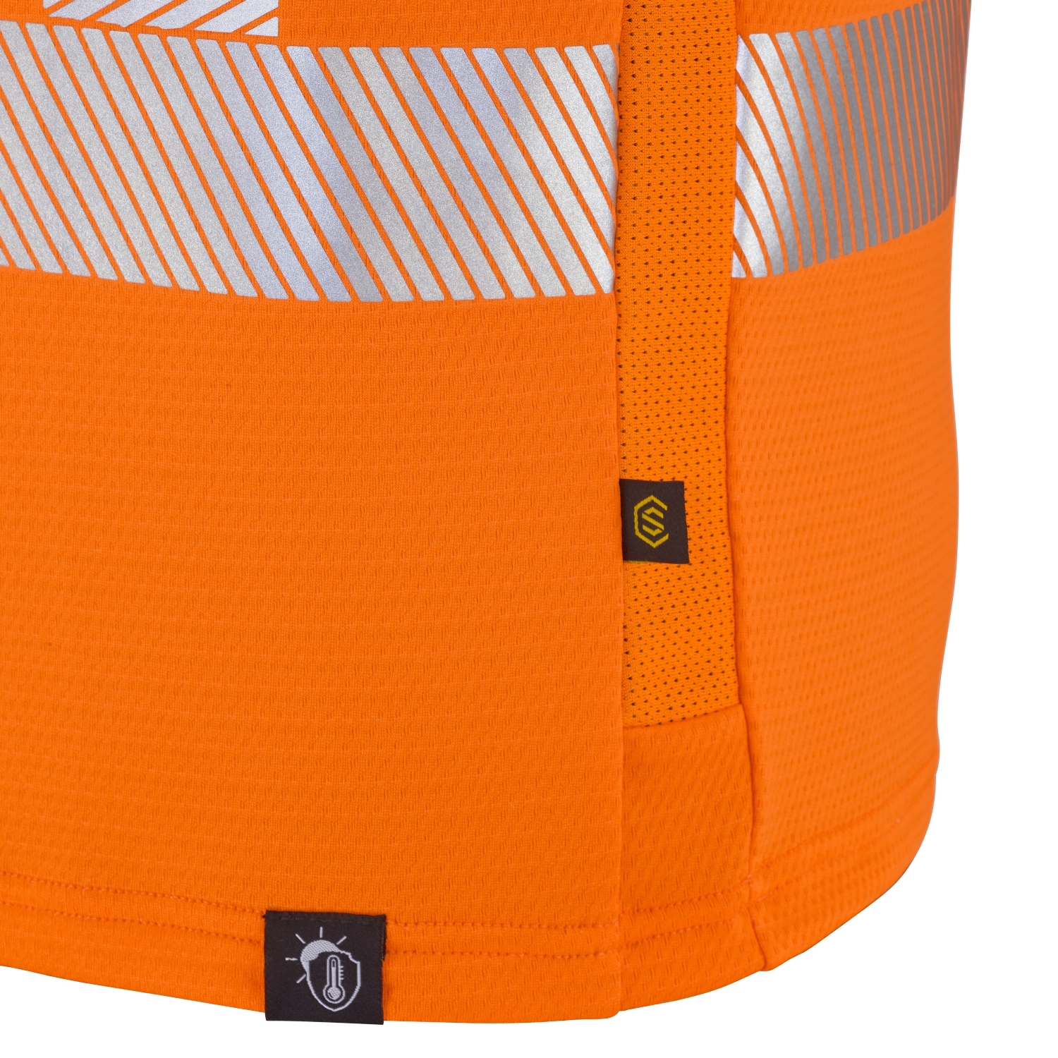 T-shirt HV mixte Icework MC orange Cepovett