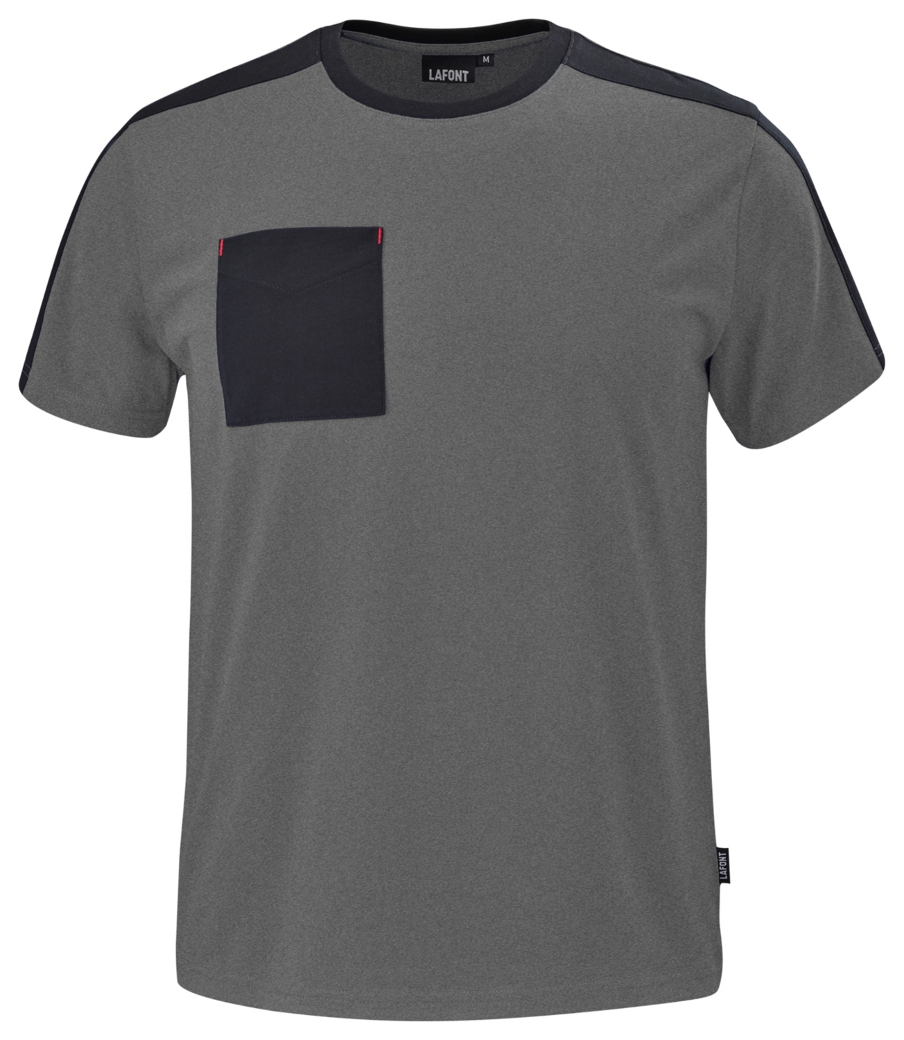 Tee-shirt Chisel - Gris Chiné / Noir Lafont