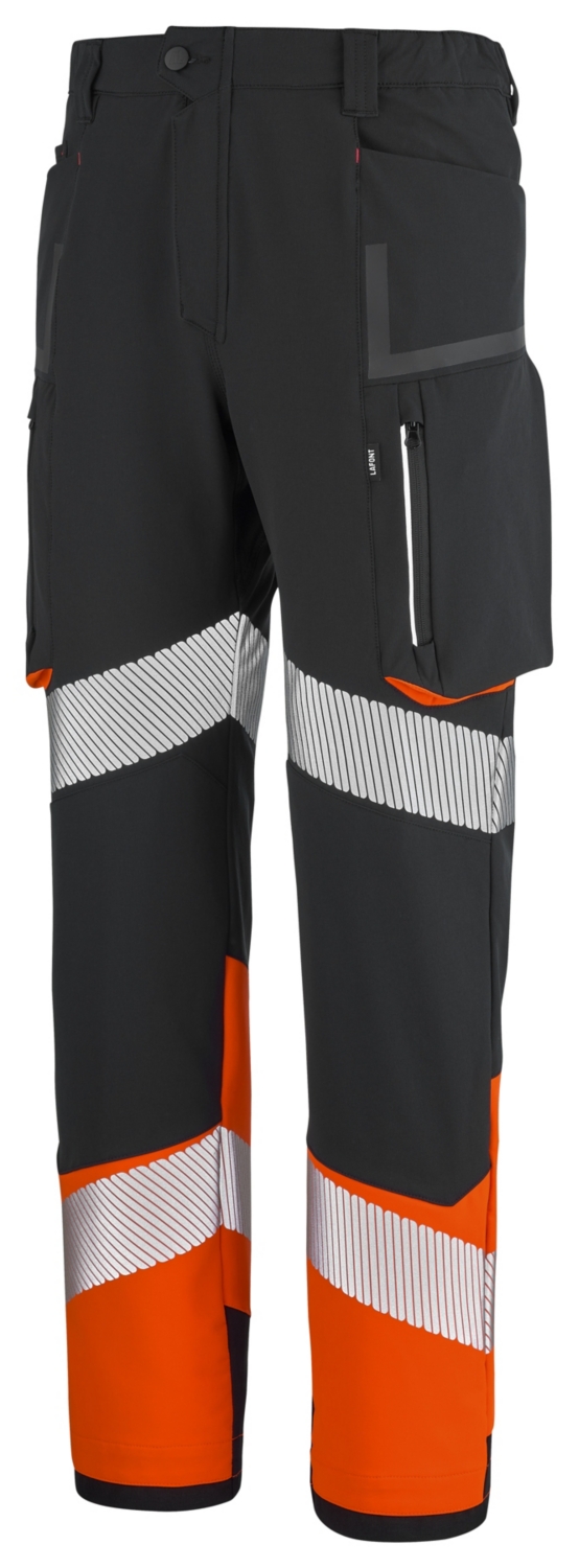 Pantalon Hemera PI HV - Noir / Orange Lafont