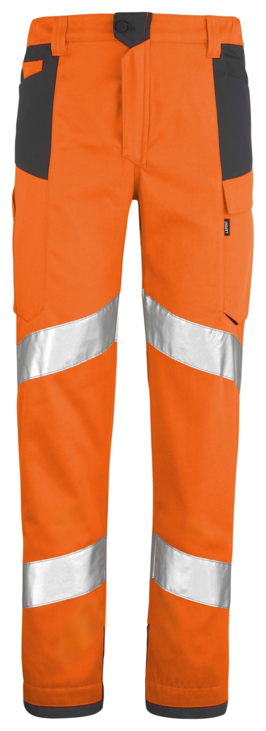 Pantalon Iris PI HV - Orange / Gris charcoal Lafont