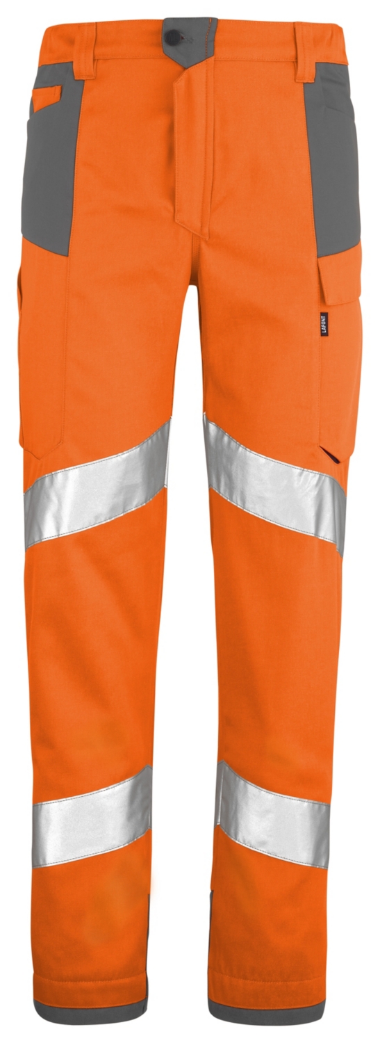 Pantalon Iris PI HV - Orange / Gris minéral Lafont
