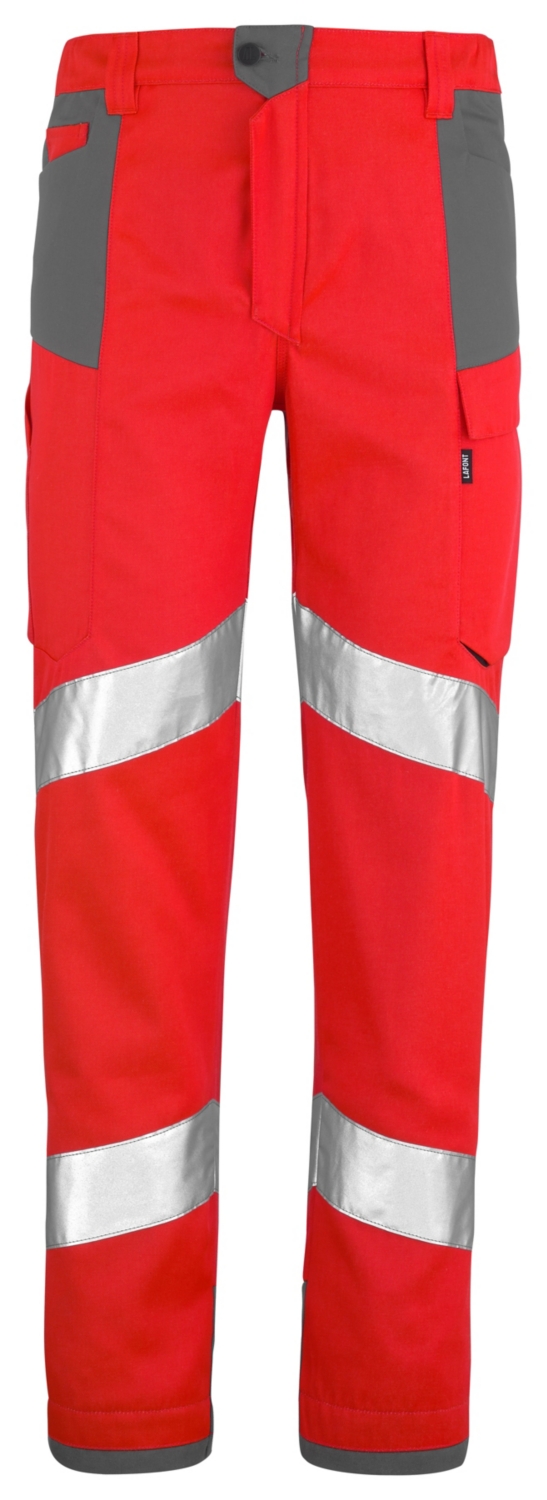 Pantalon Iris PI HV - Rouge / Gris minéral Lafont