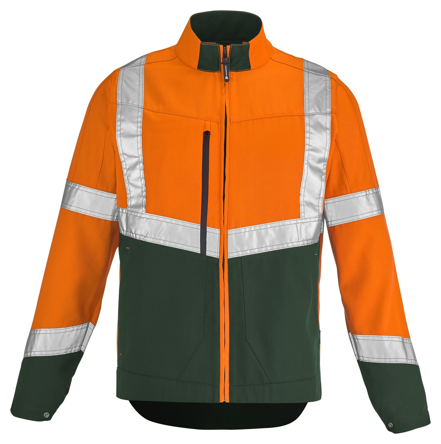 Blouson Lutea PI HV - Orange / Vert foncé Lafont