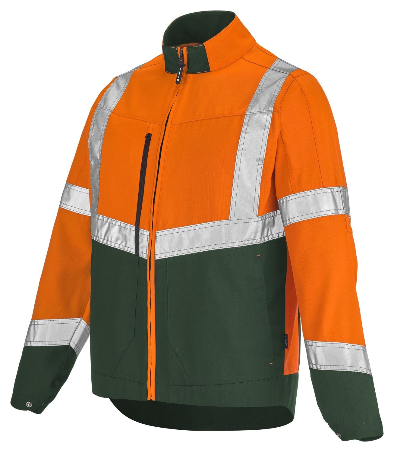 Blouson Lutea PI HV - Orange / Vert foncé Lafont