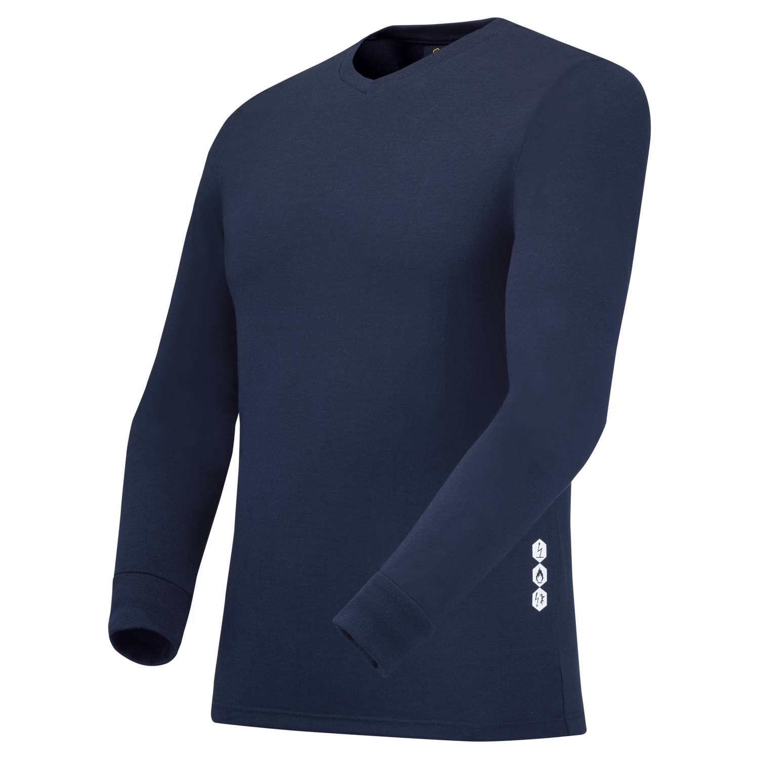 Teeshirt multirisques modacrylique coton mixte T1000 ML bleu marine