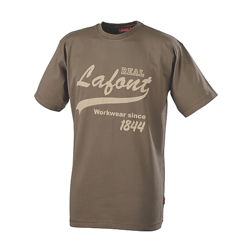 Tee-shirt MC Nikan CSTONE - Marron havanne Lafont
