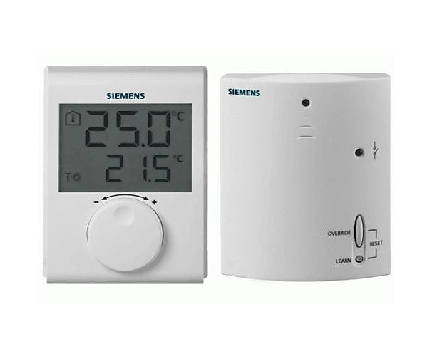 Thermostat d'ambiance sans fil RDH100RF/SET Siemens 