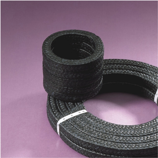 Tresse carrée PTFE graphite de -200 à +300° C série Lattyflon 4308 Latty
