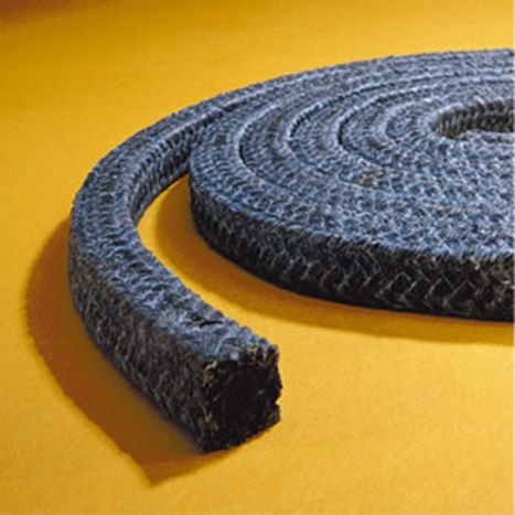 Tresse carrée aramide carbone de -220 à +300° C série Lattyflon 4488 Latty