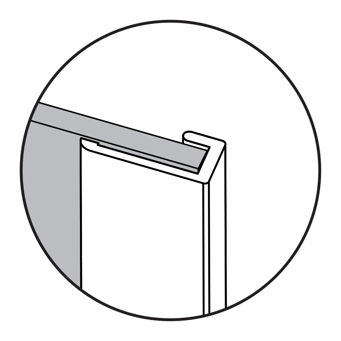  Profilé de finition Décofast - Profil U - 2m50 