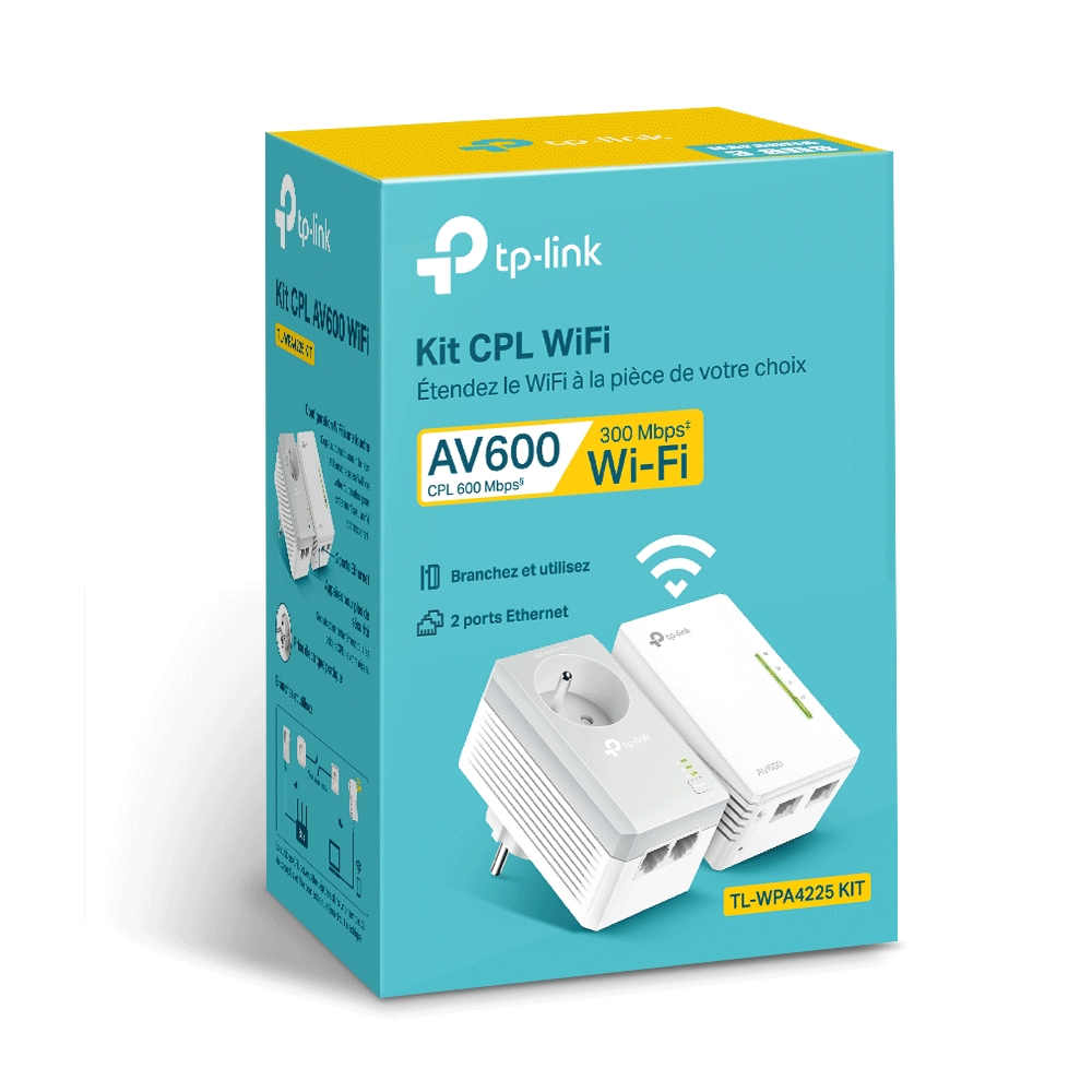 Kit CPL AV600 WiFi TP-Link