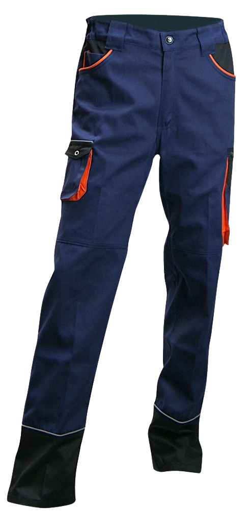 Pantalon Herse - Marine / Noir / Orange Lebeurre