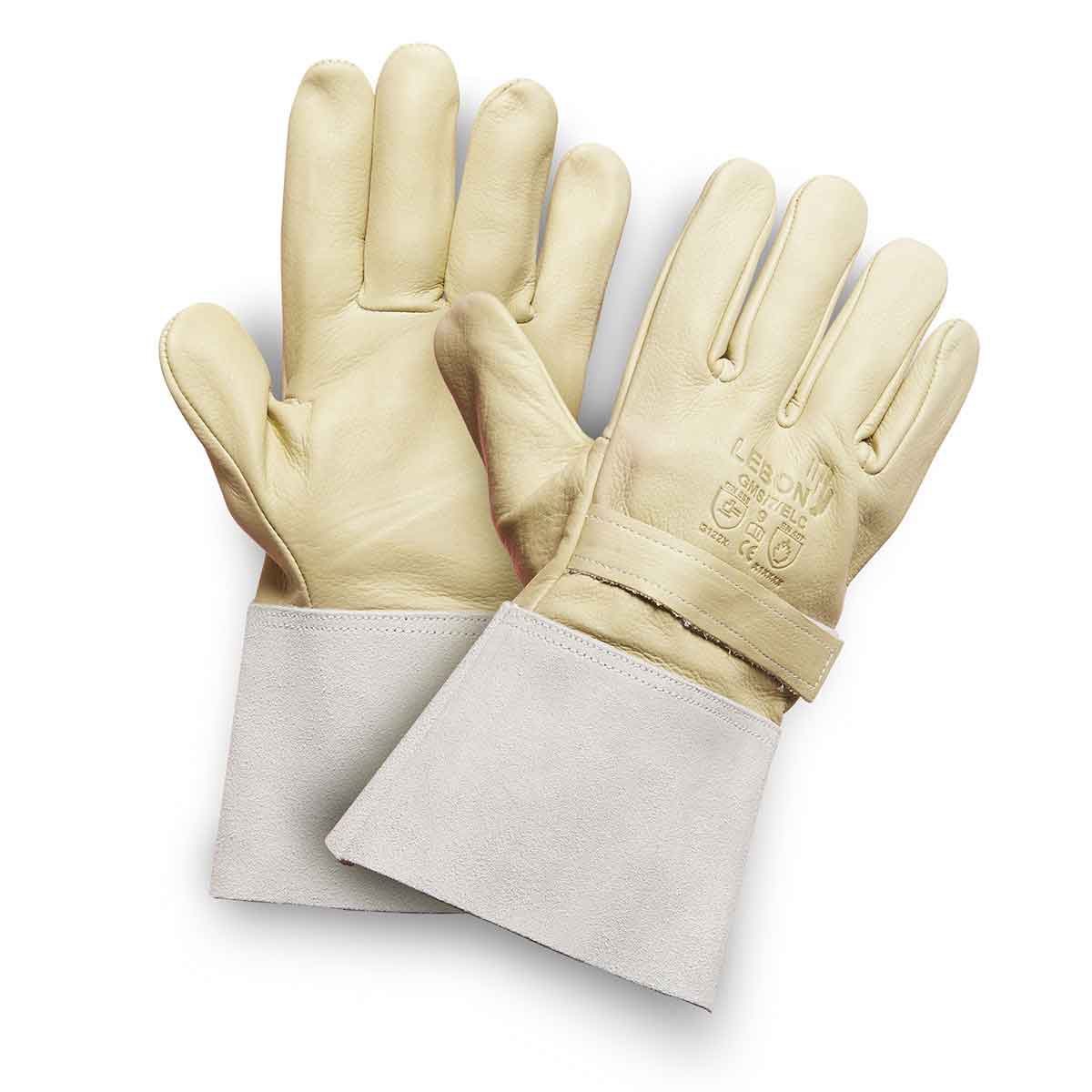 Gants pour électriciens isolés BM Polyco Electricians Gloves taille 9, L,  Protection électrique, 1 gant, Jaune