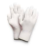 Gant mitaine mono polyamide texturé blanc Lebon Protection