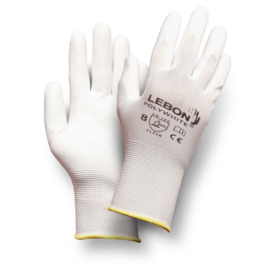  Gants de manipulation fine Polywhite 